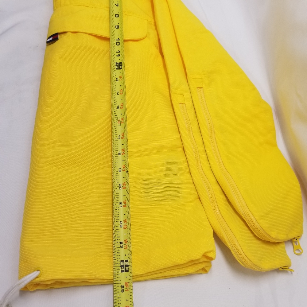 Tommy Hilfiger Womans Size XS Rain Jacket Waterproof Yellow - Picture 7 of 14